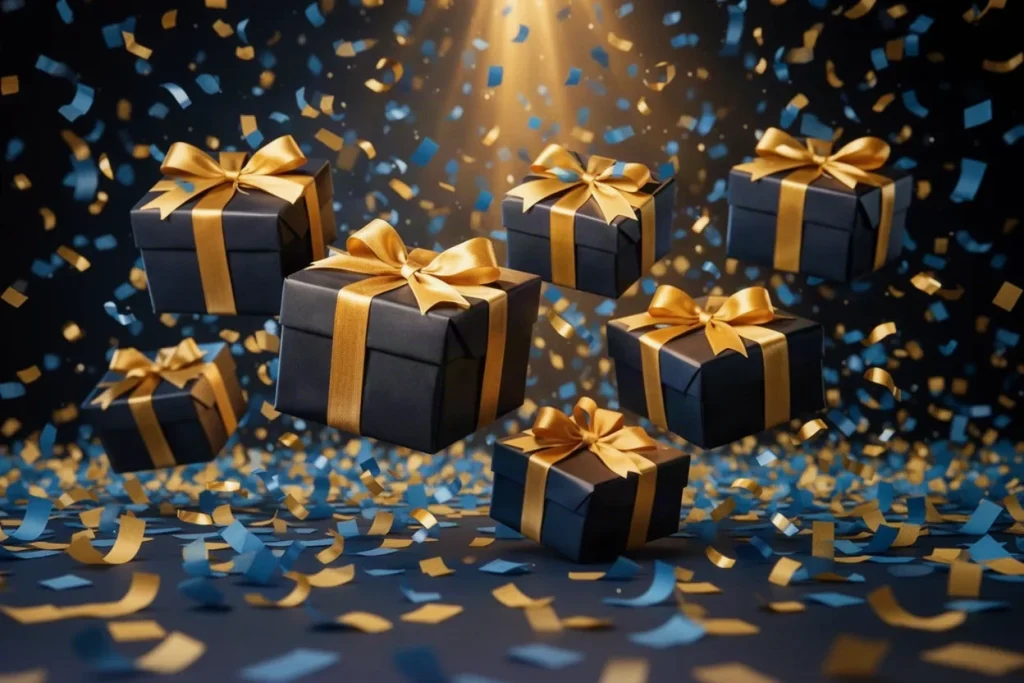 Ảnh minh hoạ pháo giấy vàng cho mục tổng quan khuyến mãi HB88